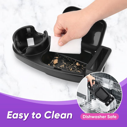 Universal Stroller Snack Tray, 3 in 1 Stroller Cup Holder