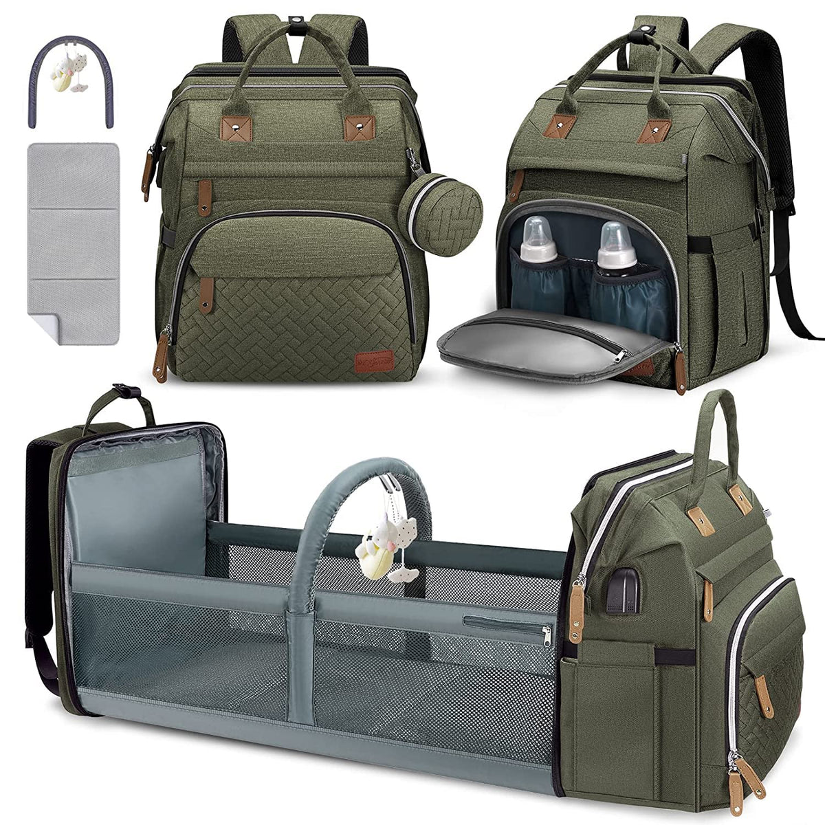 Large Diaper Bag Backpack
