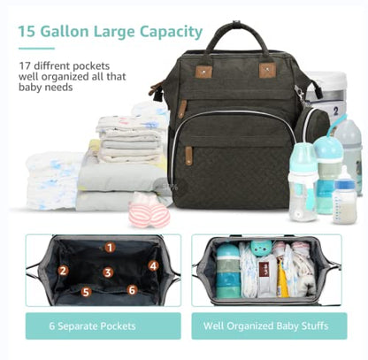 Large Diaper Bag Backpack