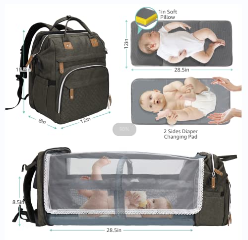 Large Diaper Bag Backpack