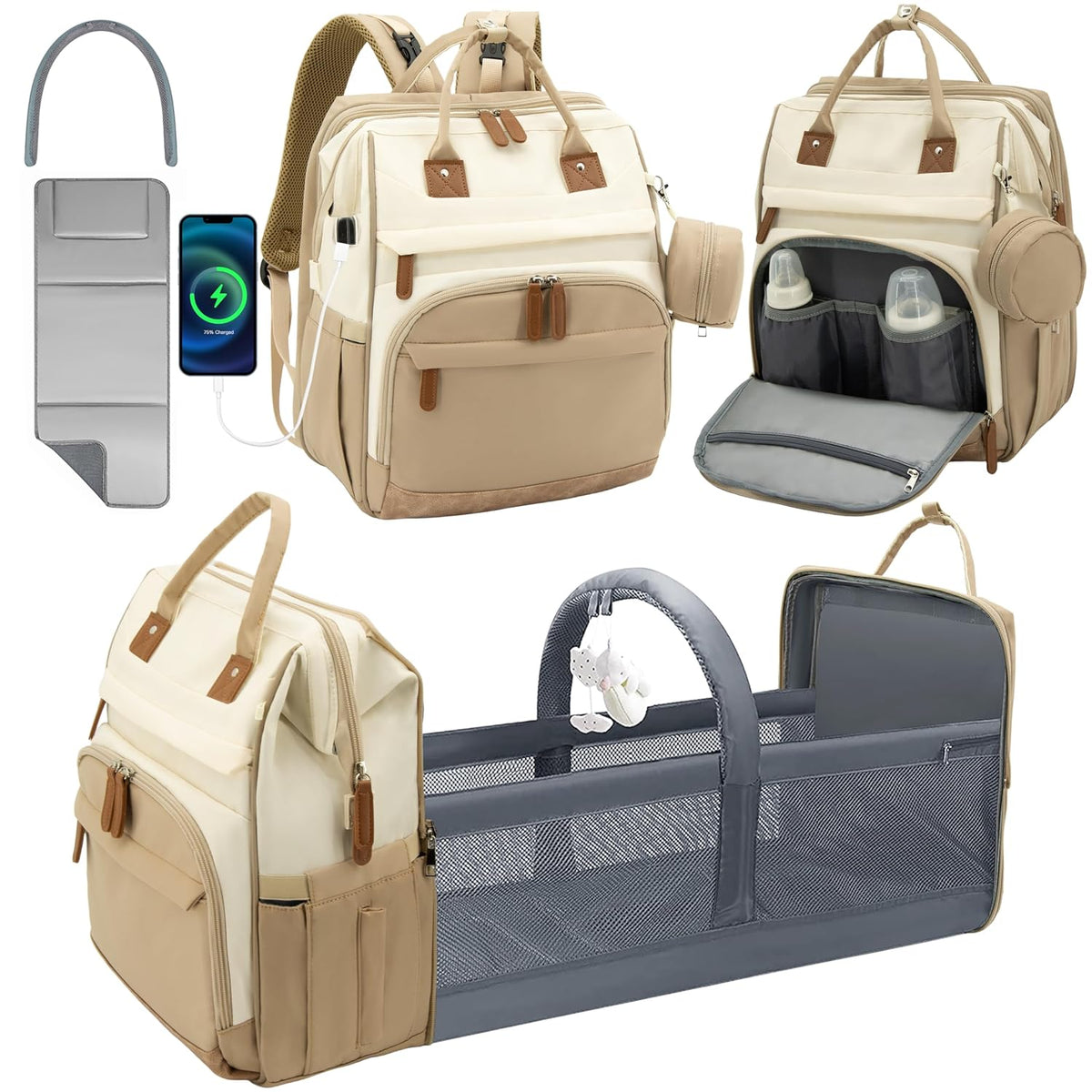 Large Diaper Bag Backpack