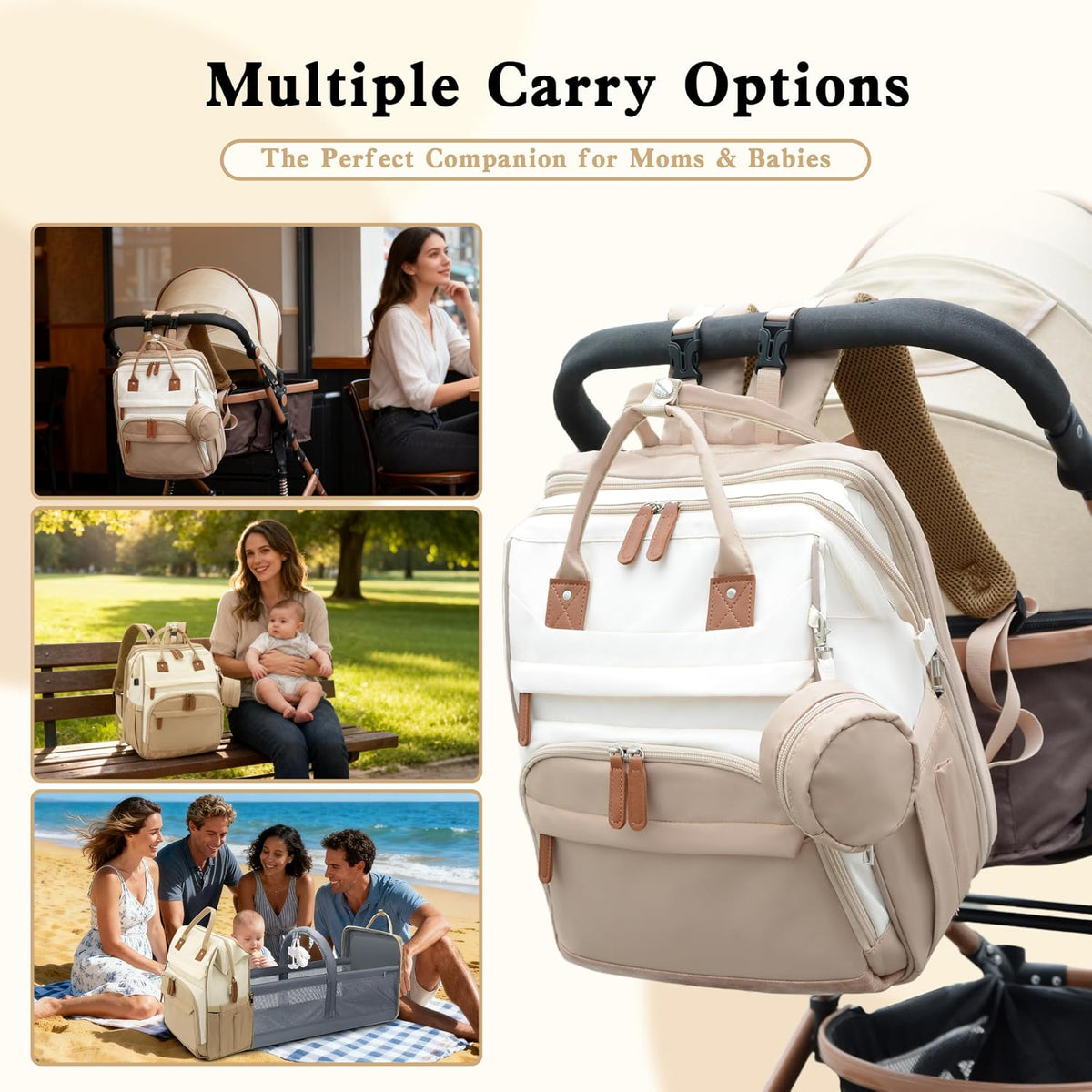 Large Diaper Bag Backpack