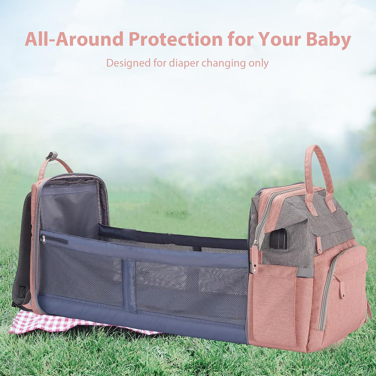 Large Diaper Bag Backpack