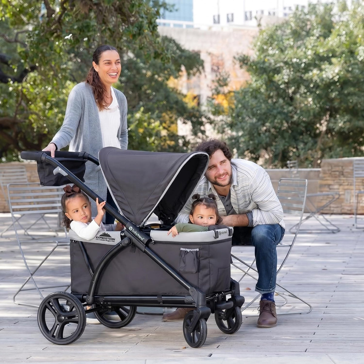 Expedition 2-in-1 Push/Pull Wagon with Canopy, Liberty Midnight - Colors A