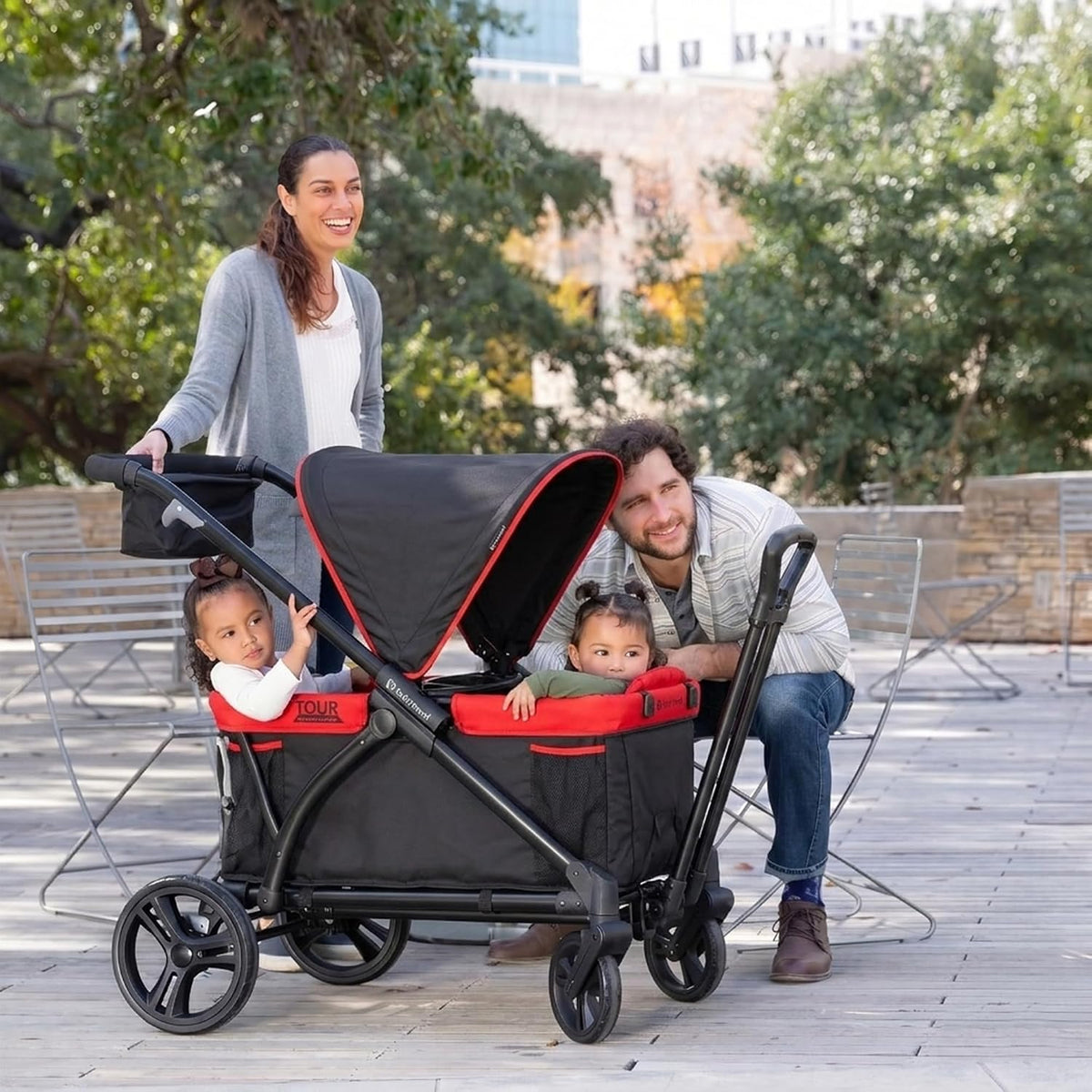 Expedition 2-in-1 Push/Pull Wagon with Canopy, Liberty Midnight - Colors A