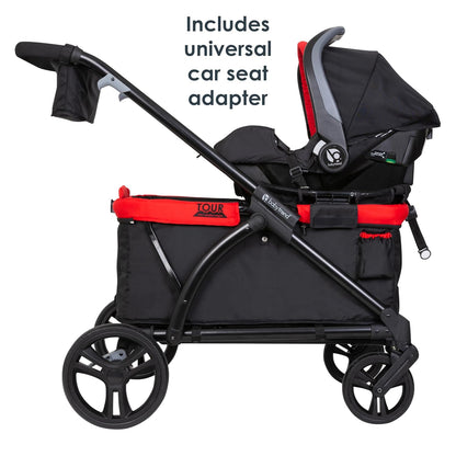 Expedition 2-in-1 Push/Pull Wagon with Canopy, Liberty Midnight - Colors A