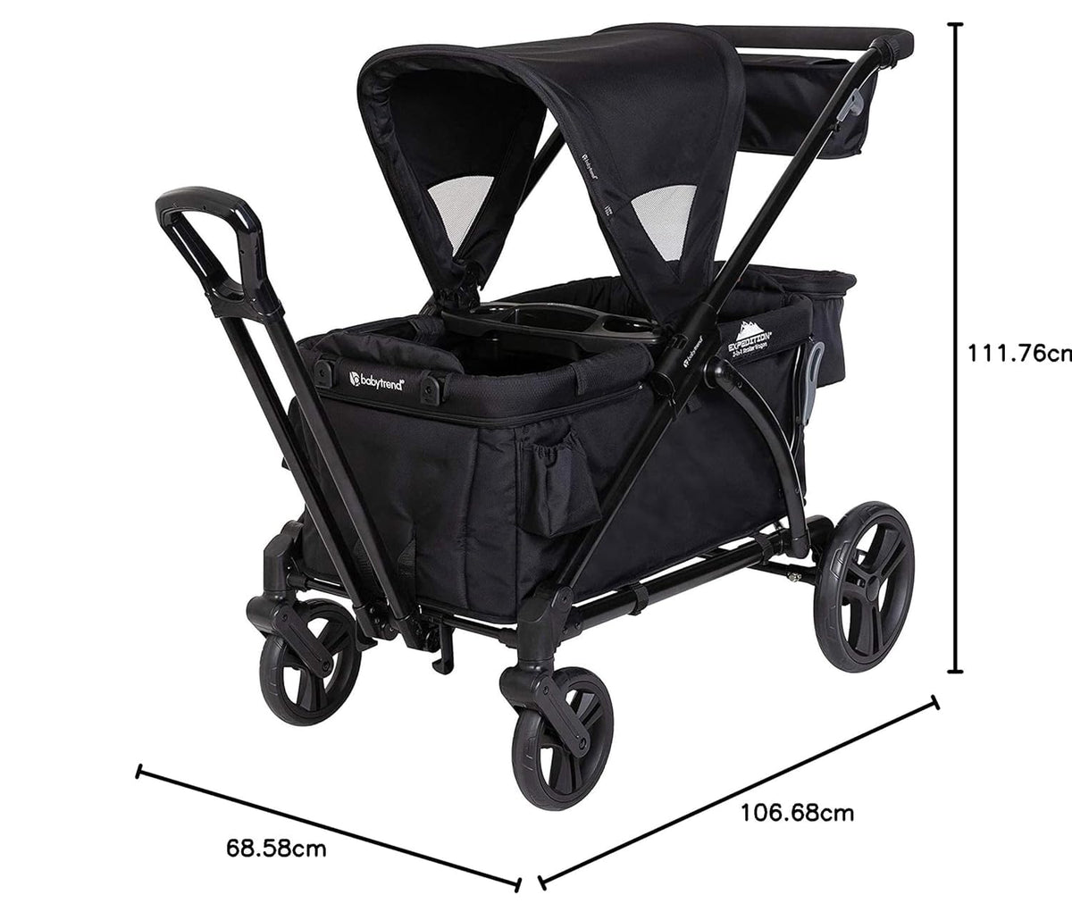 Expedition 2-in-1 Push/Pull Wagon with Canopy, Liberty Midnight - Colors A