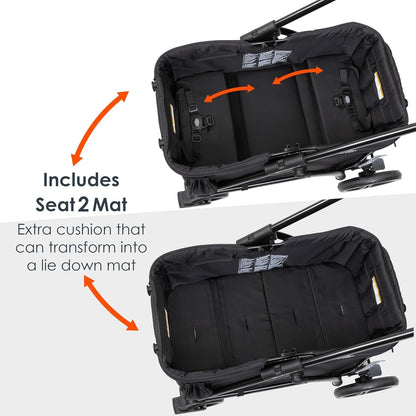 Expedition 2-in-1 Push/Pull Wagon with Canopy, Liberty Midnight - Colors A