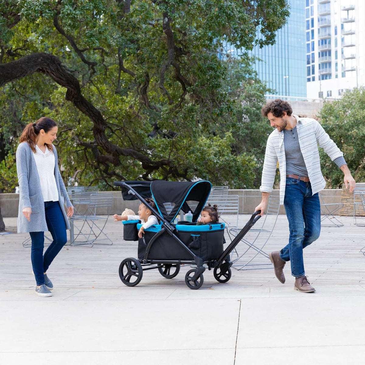 Expedition 2-in-1 Push/Pull Wagon with Canopy, Liberty Midnight - Colors A
