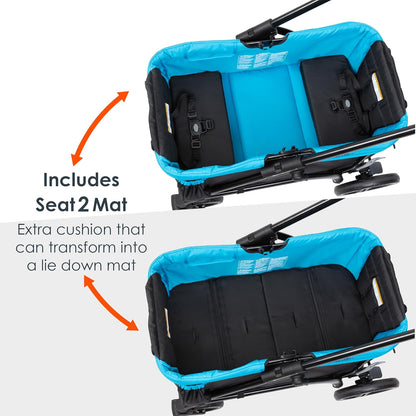 Expedition 2-in-1 Push/Pull Wagon with Canopy, Liberty Midnight - Colors A