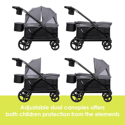 Expedition 2-in-1 Push/Pull Wagon with Canopy, Liberty Midnight - Colors A