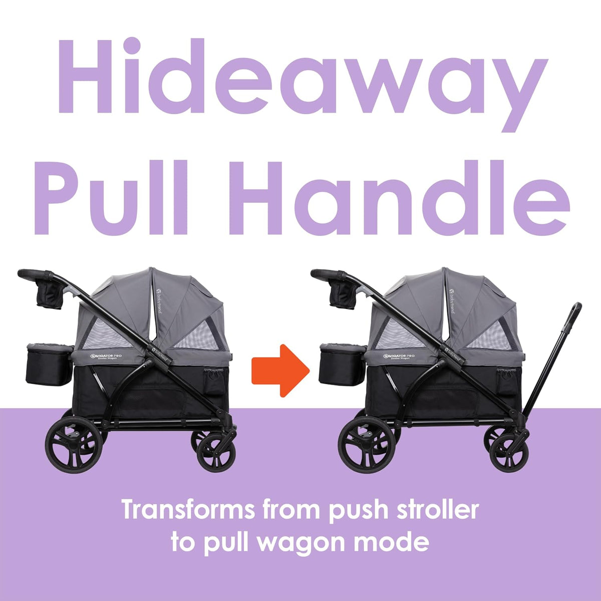 Expedition 2-in-1 Push/Pull Wagon with Canopy, Liberty Midnight - Colors A