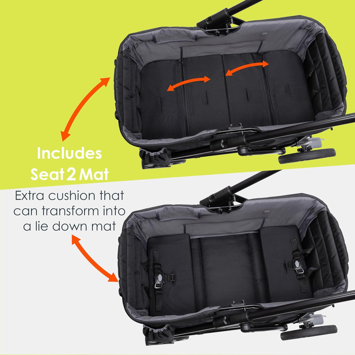 Expedition 2-in-1 Push/Pull Wagon with Canopy, Liberty Midnight - Colors A