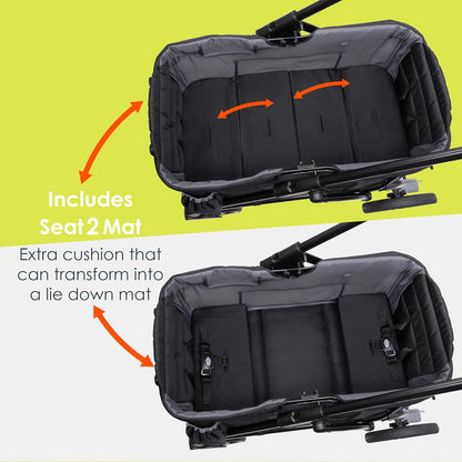 Expedition 2-in-1 Push/Pull Wagon with Canopy, Liberty Midnight - Colors A