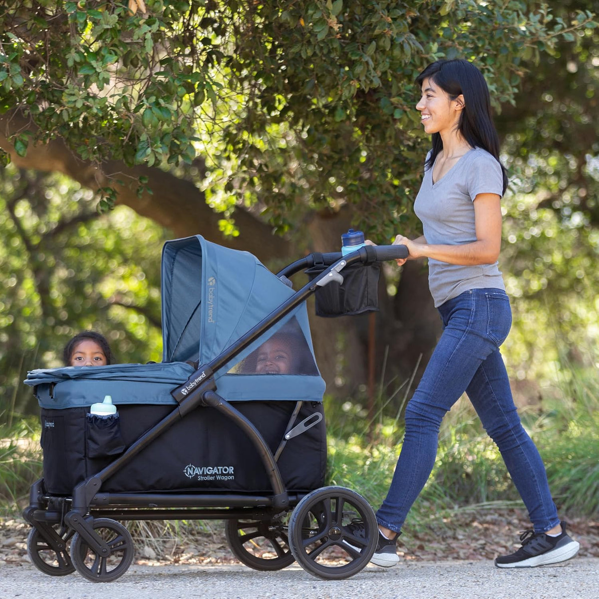 Expedition 2-in-1 Push/Pull Wagon with Canopy, Liberty Midnight - Colors A