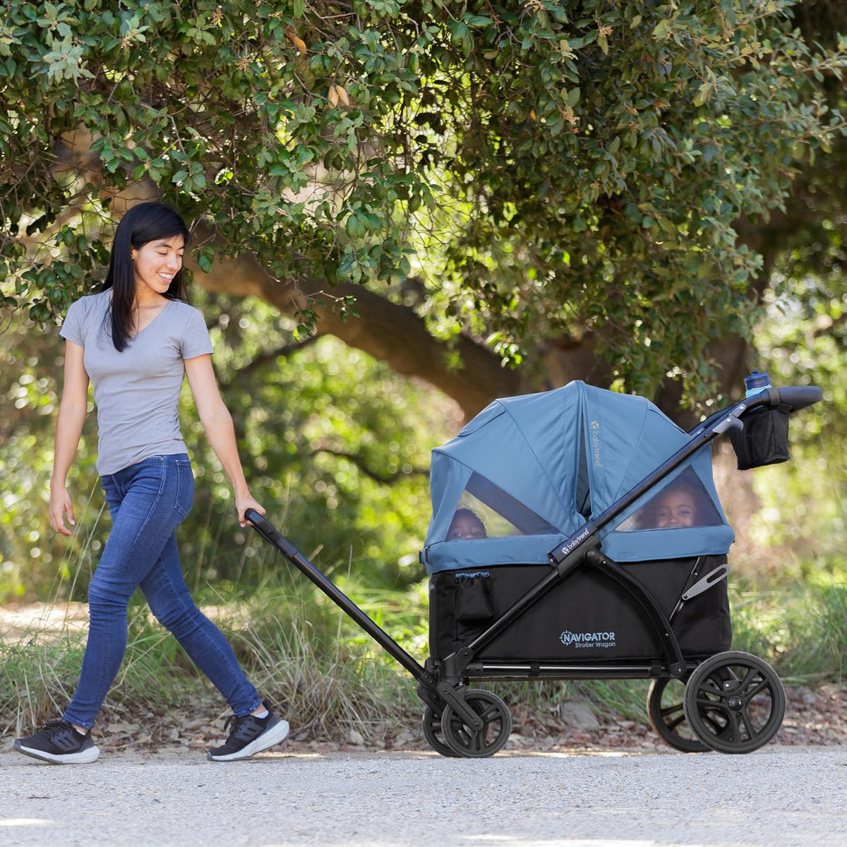 Expedition 2-in-1 Push/Pull Wagon with Canopy, Liberty Midnight - Colors A