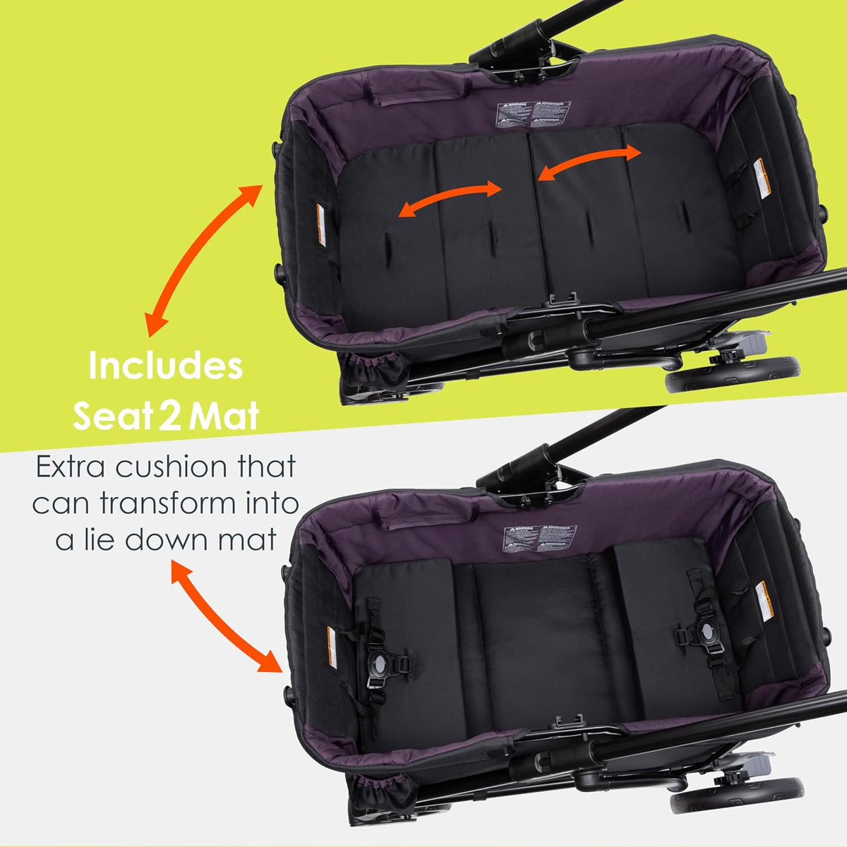 Expedition 2-in-1 Push/Pull Wagon with Canopy, Liberty Midnight - Colors A