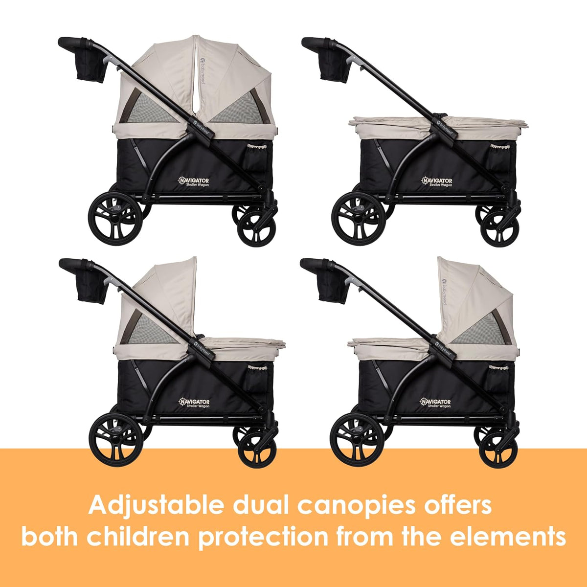 Expedition 2-in-1 Push/Pull Wagon with Canopy, Liberty Midnight - Colors A
