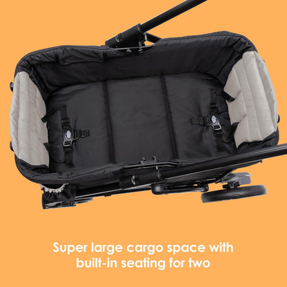Expedition 2-in-1 Push/Pull Wagon with Canopy, Liberty Midnight - Colors A
