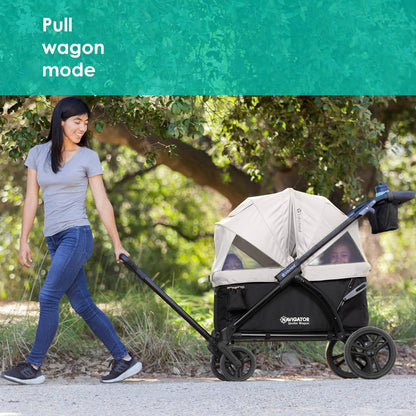 Expedition 2-in-1 Push/Pull Wagon with Canopy, Liberty Midnight - Colors A