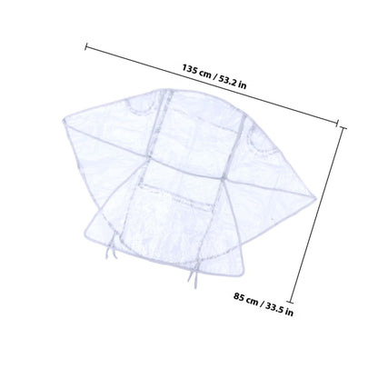Clear Rain Cover for Strollers Windproof EVA Material with Ventilation for Comfortable Protection from Rain Snow and Wind Easy to Install
