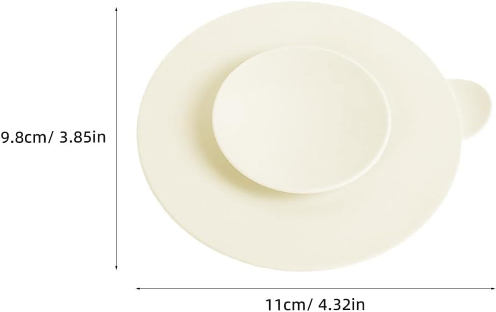 Suction Plates Double Sided Suction Cups Plate Cup s Silicone Utensil Rest 3pcs Silicone Double Sided s Utensil Rest Sucker Pads