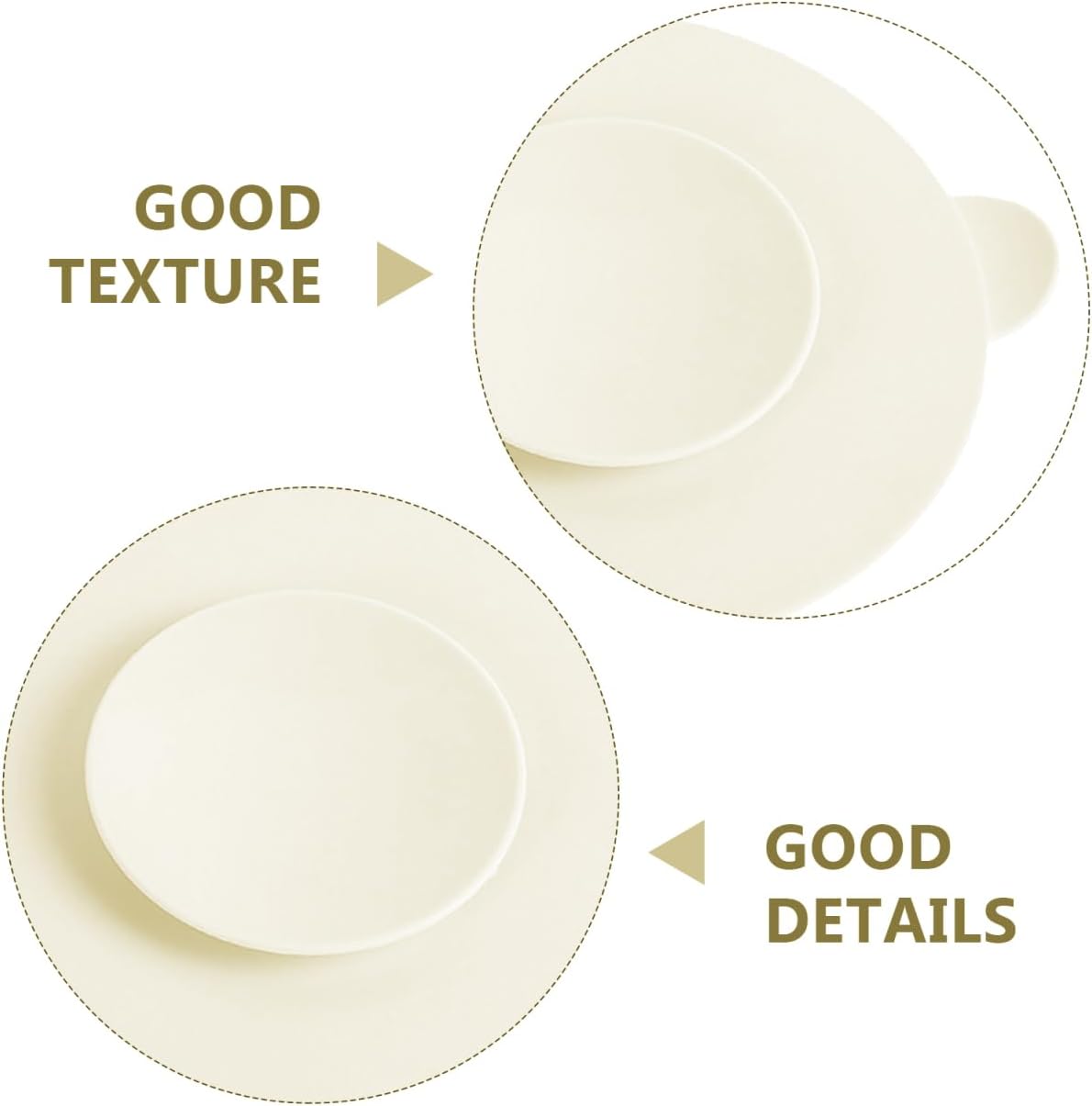 Suction Plates Double Sided Suction Cups Plate Cup s Silicone Utensil Rest 3pcs Silicone Double Sided s Utensil Rest Sucker Pads