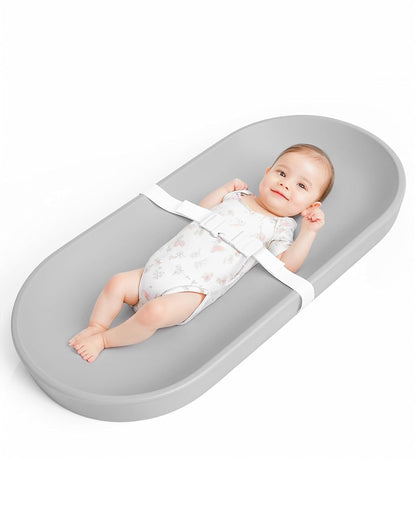 Baby Changing Pad for Dresser - Wipeable & with Restraining Belt