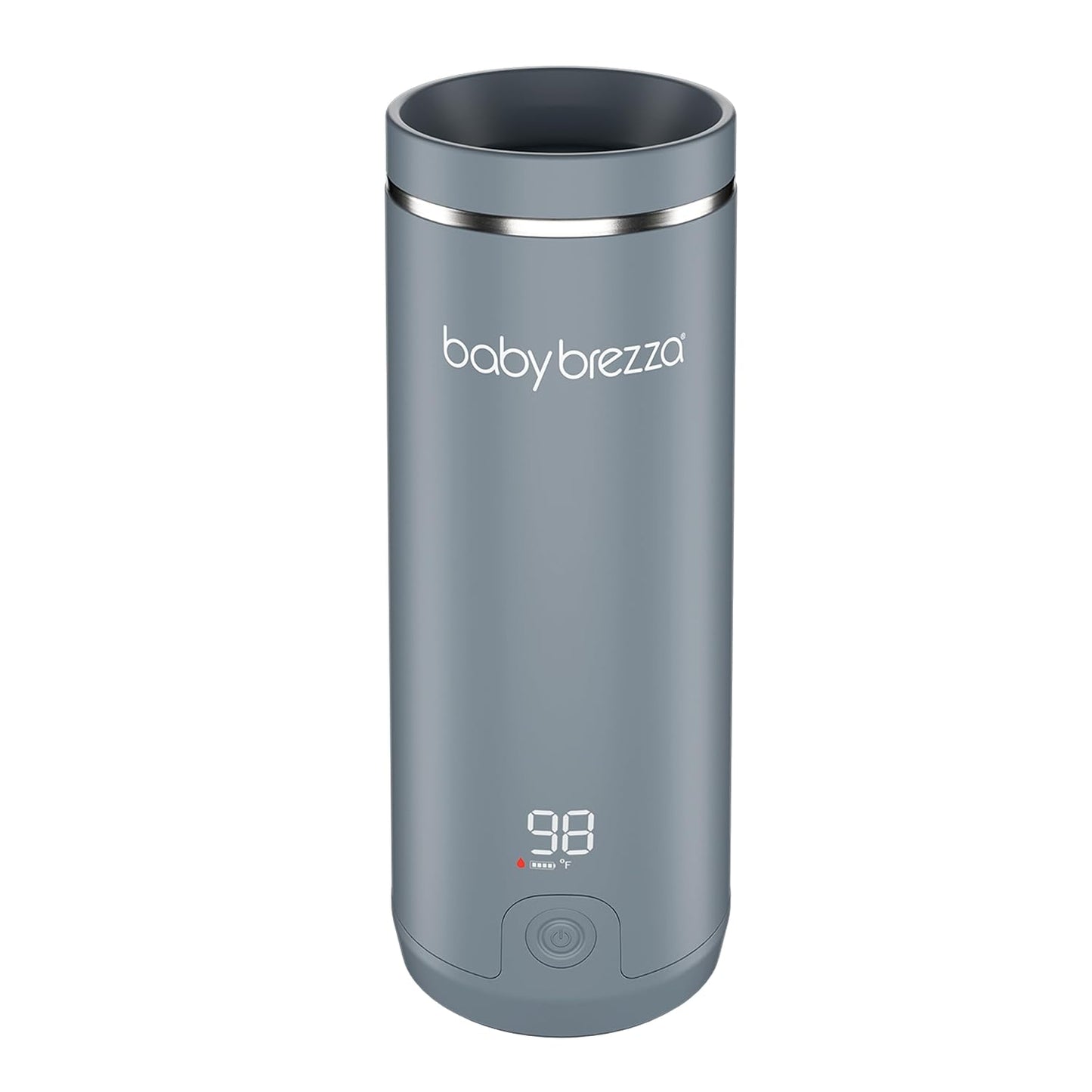 SuperFast Portable Bottle Warmer 3x Faster than Others, Travel Milk Formula Warmer with 4 Temperature Settings, 9oz Capacity, USB Rechargeable, Safe & Even Heating, No Adapters, Sage Green