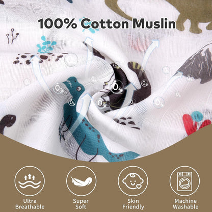 Car Seat Cover Baby Girl, 100% Cotton Muslin Infant Carseat Canopy