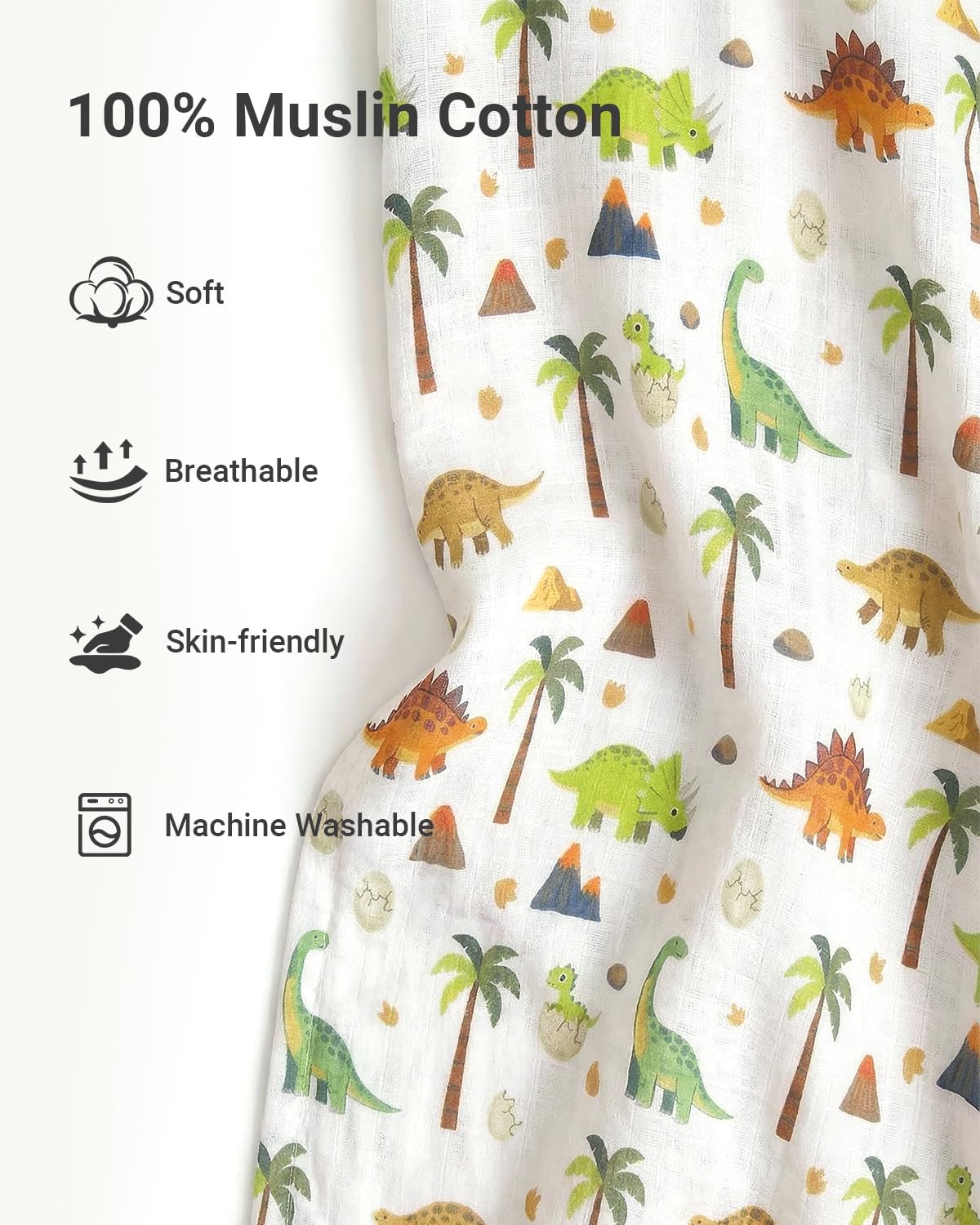 Car Seat Cover Baby Girl, 100% Cotton Muslin Infant Carseat Canopy