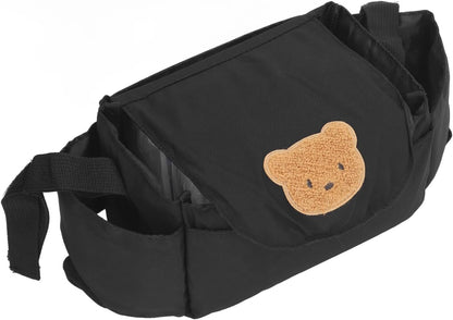 Stroller Cup Bag Polyester Stroller Cup Holder Bag with 2