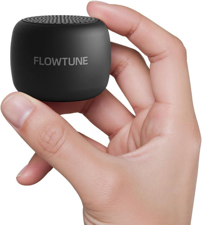 FLOWTUNE Sound Machine White Noise Machine for Baby Adults, 18 Non-looping Sounds, Timer, Memory Function, Portable Sleep Sound Therapy Gift (Black)