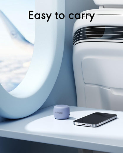 FLOWTUNE Sound Machine White Noise Machine for Baby Adults, 18 Non-looping Sounds, Timer, Memory Function, Portable Sleep Sound Therapy Gift (Black)
