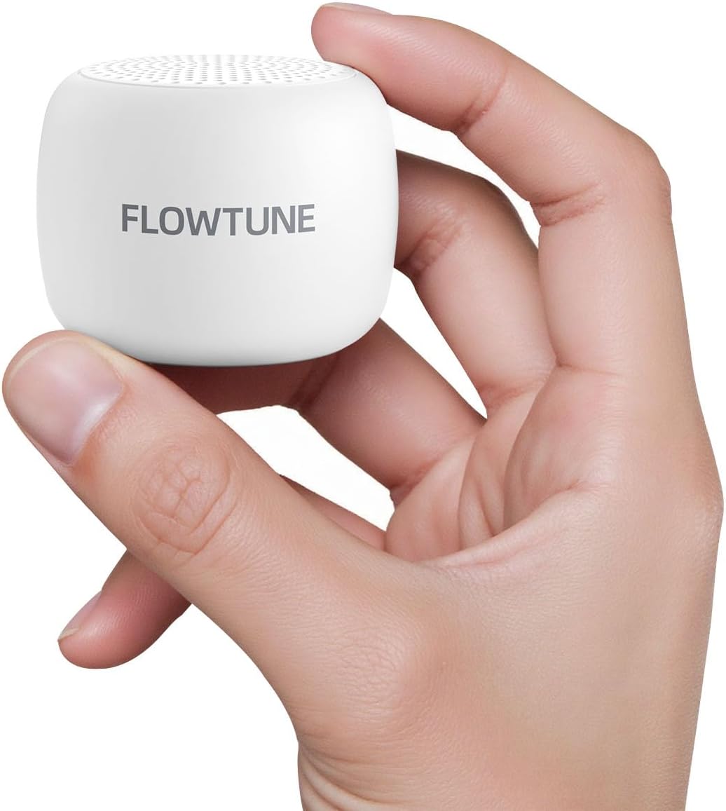 FLOWTUNE Sound Machine White Noise Machine for Baby Adults, 18 Non-looping Sounds, Timer, Memory Function, Portable Sleep Sound Therapy Gift (Black)