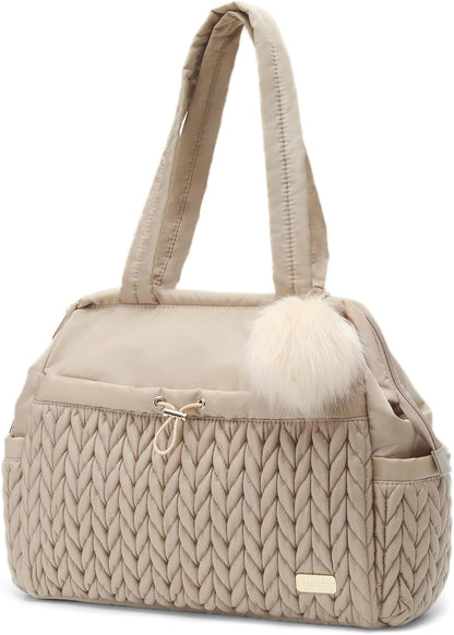Asha Diaper Bag Tote For Daily Use, Travel Shoulder Diaper Bag With Long Strap