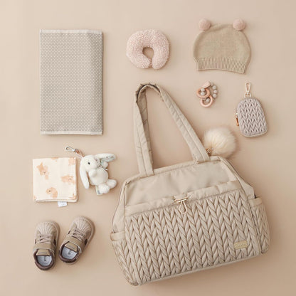 Asha Diaper Bag Tote For Daily Use, Travel Shoulder Diaper Bag With Long Strap
