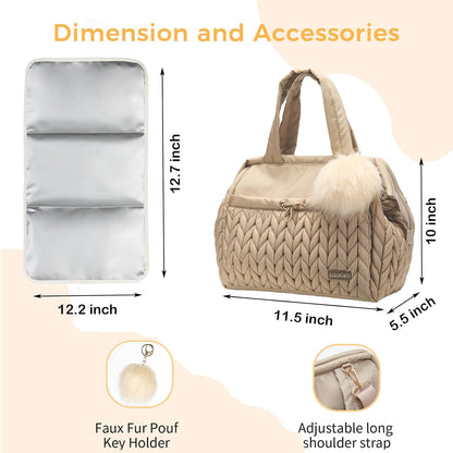 Asha Diaper Bag Tote For Daily Use, Travel Shoulder Diaper Bag With Long Strap