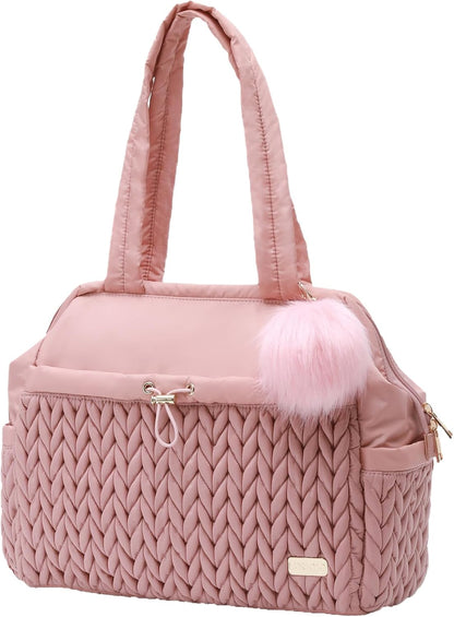 Asha Diaper Bag Tote For Daily Use, Travel Shoulder Diaper Bag With Long Strap
