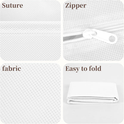 Drawer Organizer Clothes, 16 Pack Dresser Organizer Bins, Foldable Closet Organizers and Storage Fabric Dresser Bins, Shallow Drawer Dividers for Clothing, Underwears, Socks, Tie
