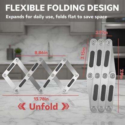 Water Bottle Drying Rack, Cup Drying Rack for Counter, Stainless Steel Tumbler Dryer Stand, Space-Saving Mug & Glass Drying Rack, Heavy-Duty Holder for Cups & Water Bottles (Silver – 10 Pegs)