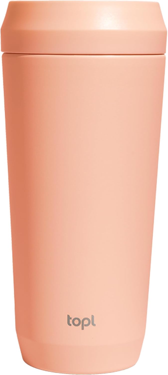 To Go Coffee Cup – Insulated Travel Coffee Mug with 360° Leak‑Safe Lid, Stainless Steel Coffee Tumbler for Hot/Cold, Spill‑Resistant, BPA‑Free - Mint, 16 oz