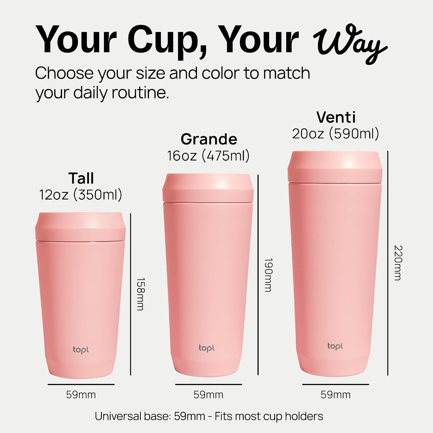 To Go Coffee Cup – Insulated Travel Coffee Mug with 360° Leak‑Safe Lid, Stainless Steel Coffee Tumbler for Hot/Cold, Spill‑Resistant, BPA‑Free - Mint, 16 oz