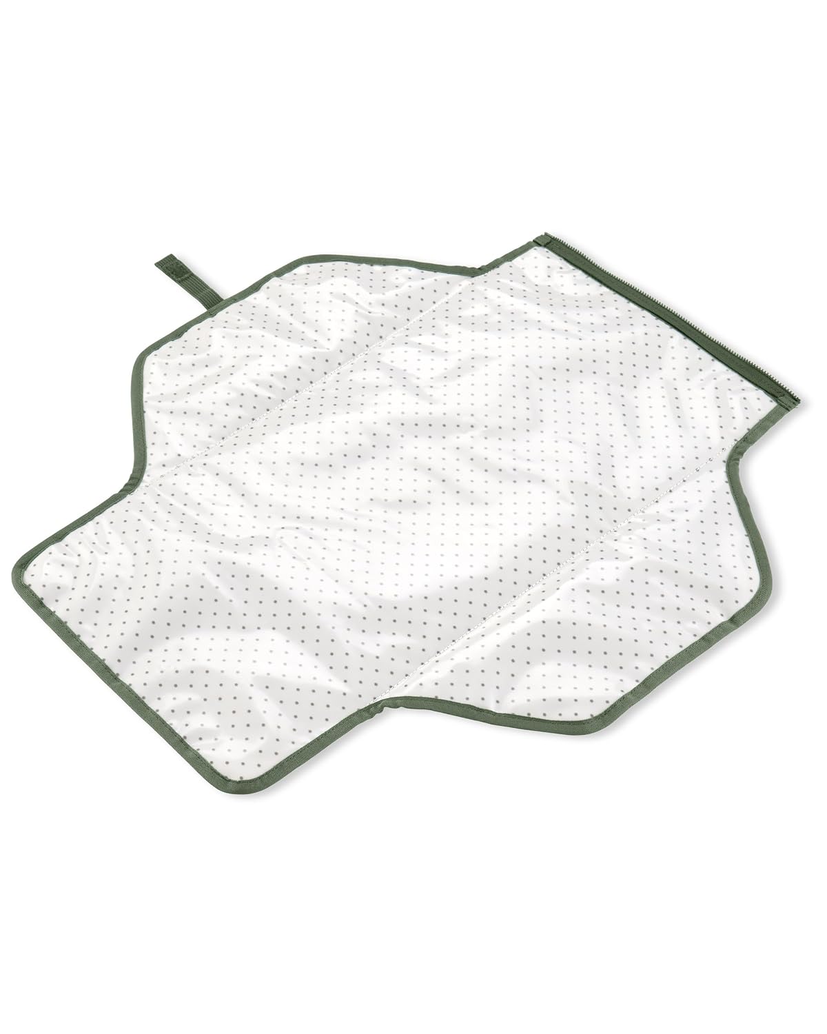 Pronto Signature Portable Changing Mat, Cushioned Diaper Changing Pad with Built-in Pillow, Black Stripe