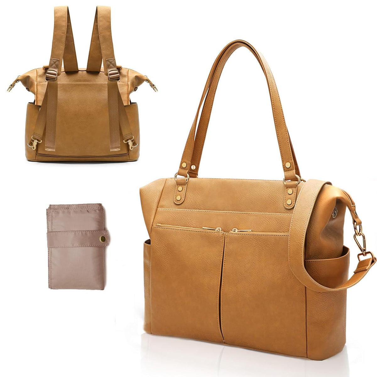 Diaper Bag Tote Convertible Diaper Bag Backpack Tote Leather