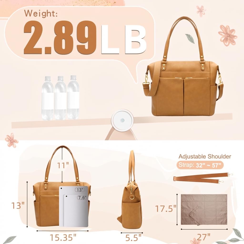 Diaper Bag Tote Convertible Diaper Bag Backpack Tote Leather