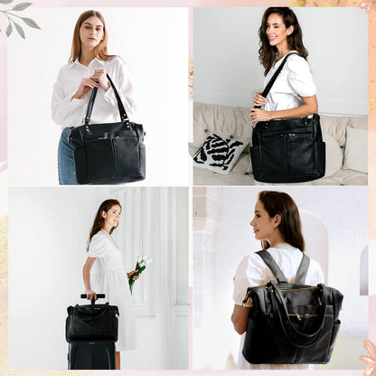 Diaper Bag Tote Convertible Diaper Bag Backpack Tote Leather