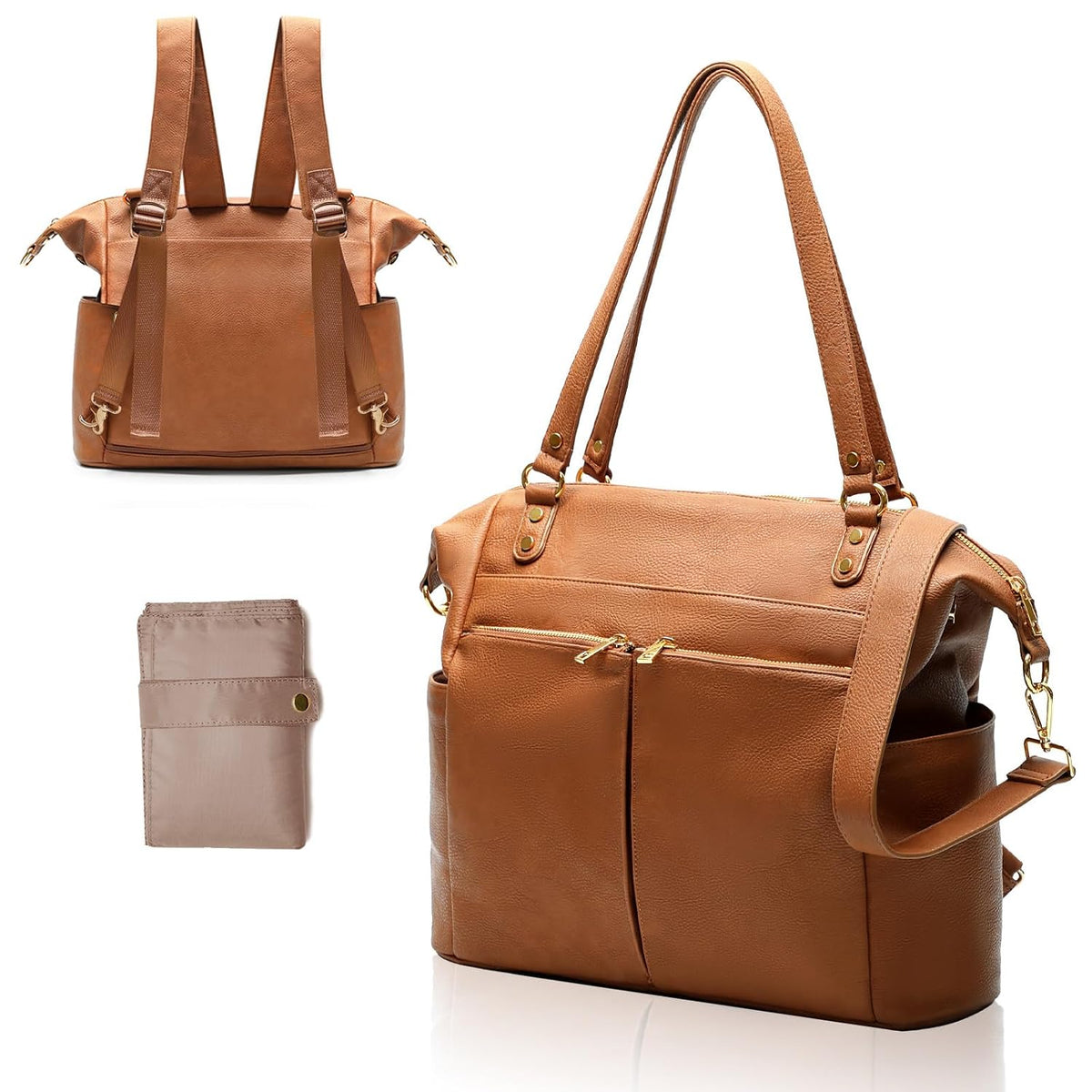 Diaper Bag Tote Convertible Diaper Bag Backpack Tote Leather