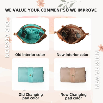 Diaper Bag Tote Convertible Diaper Bag Backpack Tote Leather
