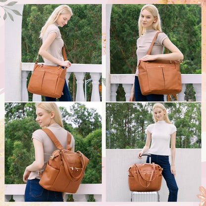Diaper Bag Tote Convertible Diaper Bag Backpack Tote Leather